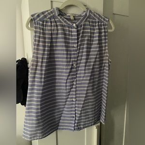J.Crew Sleeveless Women’s Striped Blouse
